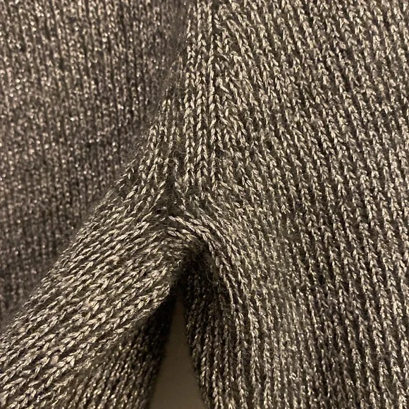 J. Crew Factory Metallic Wool Mix Sweater - Women’s Medium - Silver Blue - Picture 9 of 9